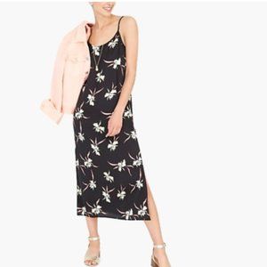 J Crew Slip Dress - Floral Midi